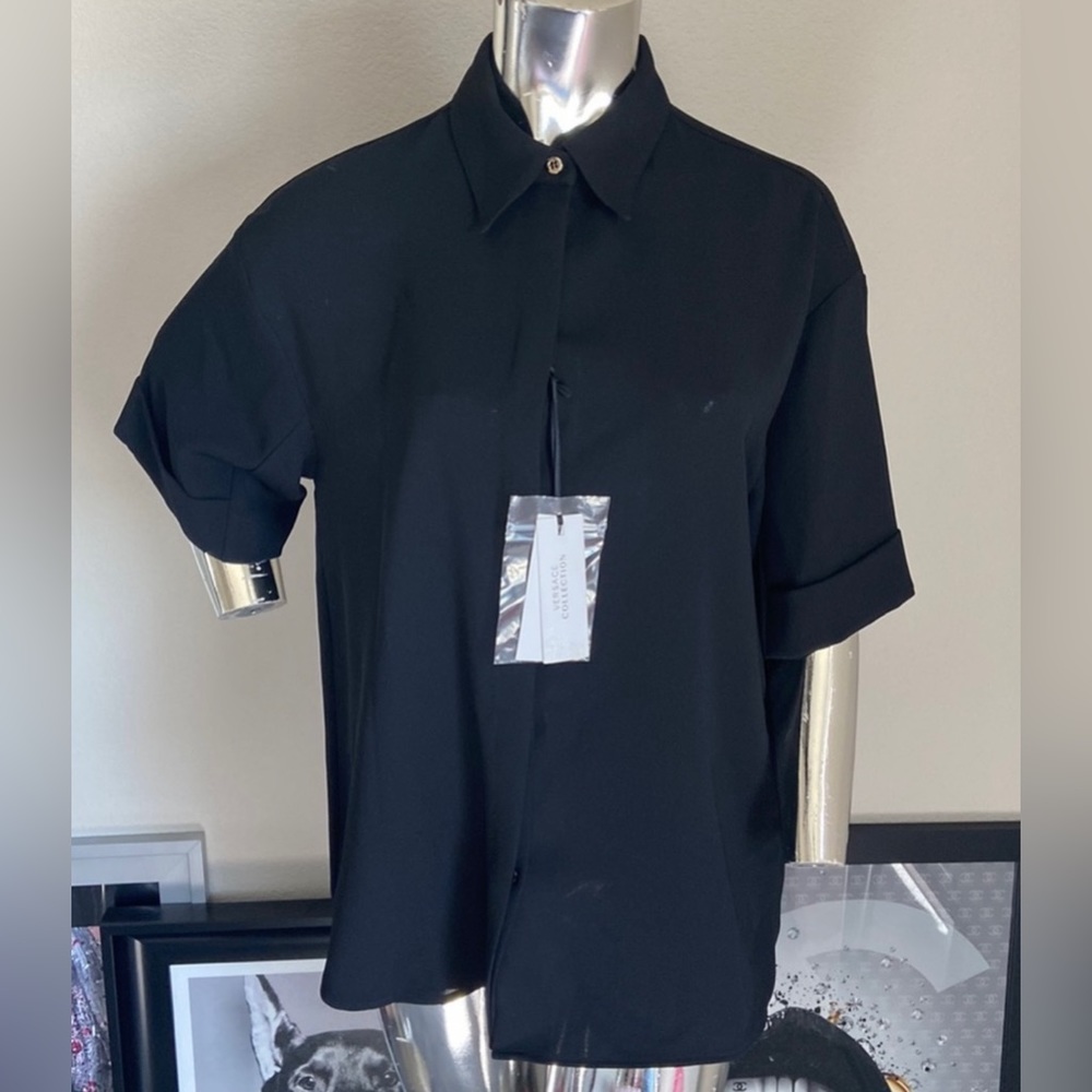 ❌SOLD❌ Versace Collection Camicia Donna Tessuto Blouse - Picture 1 of 13